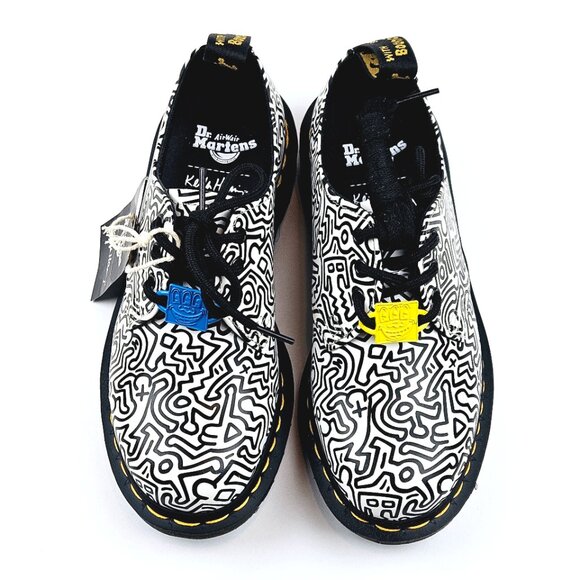Dr. Martens 1461 Keith Haring Printed Leather Oxford Shoes • Men 4, Women 5M - Picture 2 of 10